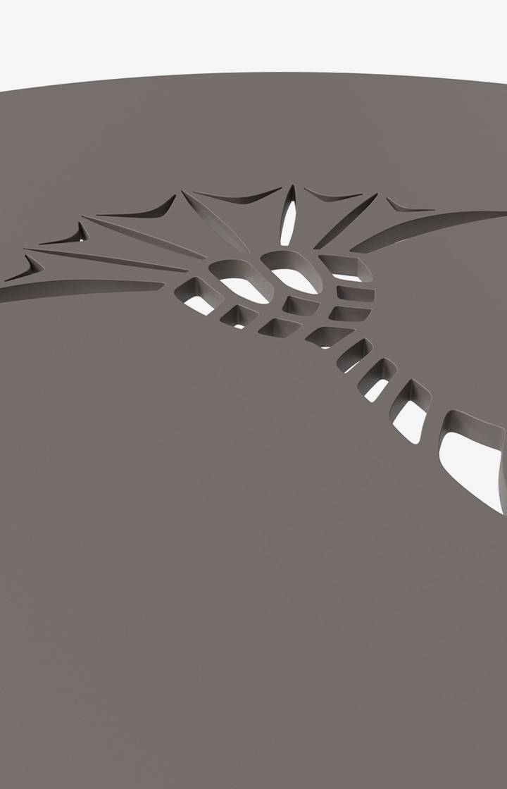 Joop Beistelltisch JOOP! EMBOSS, 40 X 52 Cm In Rauch