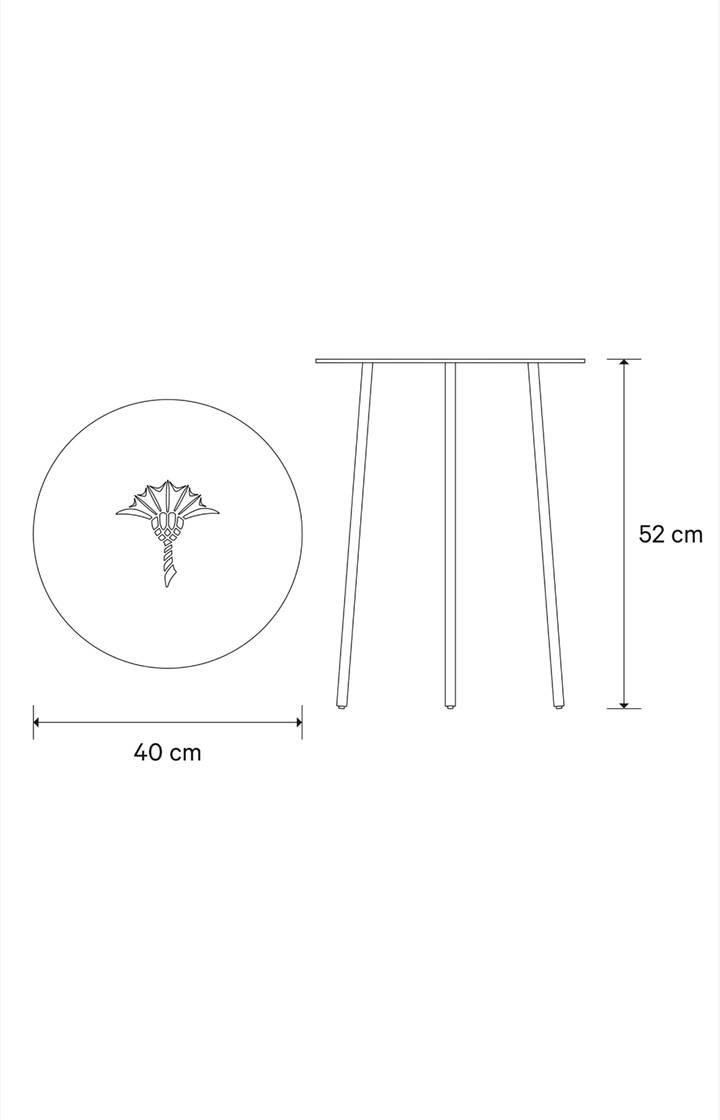 Joop Beistelltisch JOOP! EMBOSS, 40 X 52 Cm In Rauch