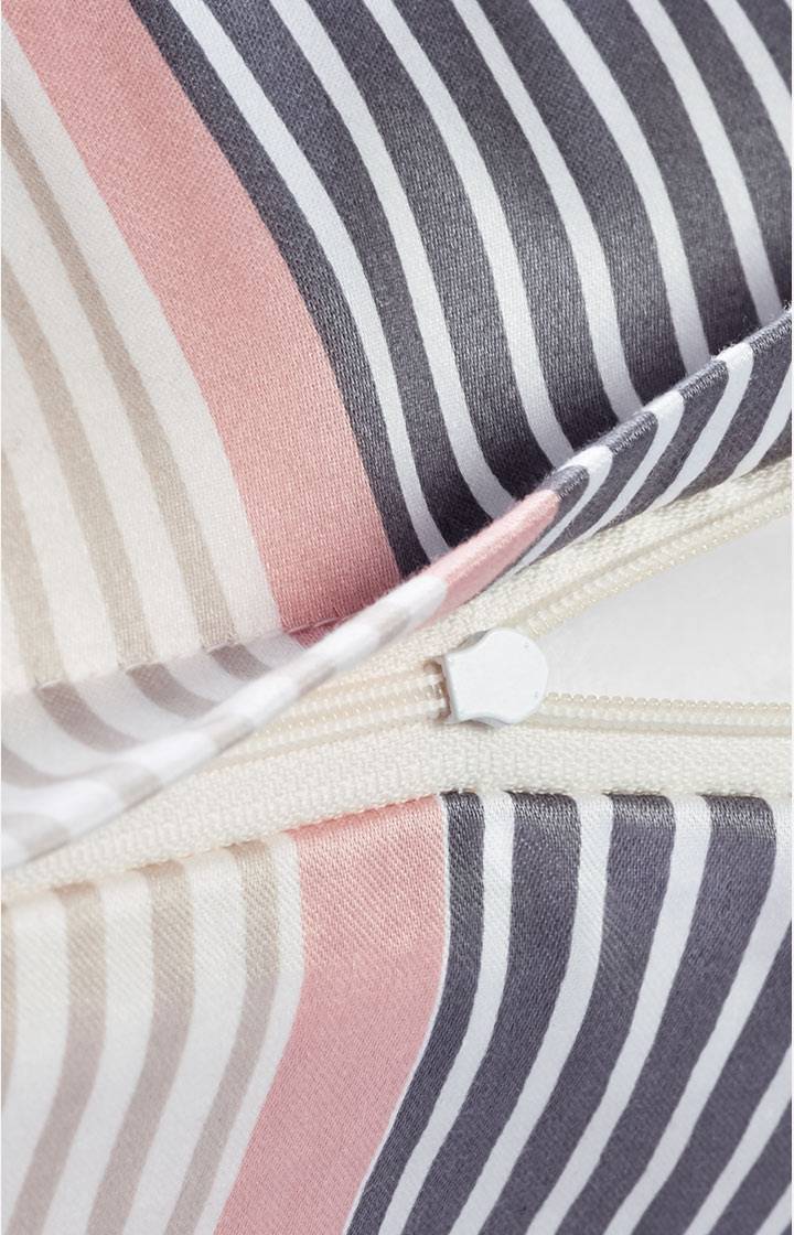 Joop Bettwäsche Cornflower Stripes, Deep Rose