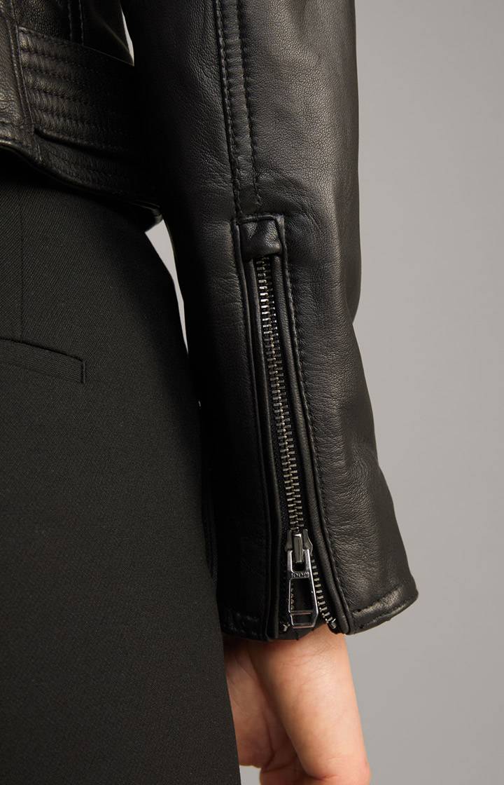Joop Biker-Lederjacke In Schwarz
