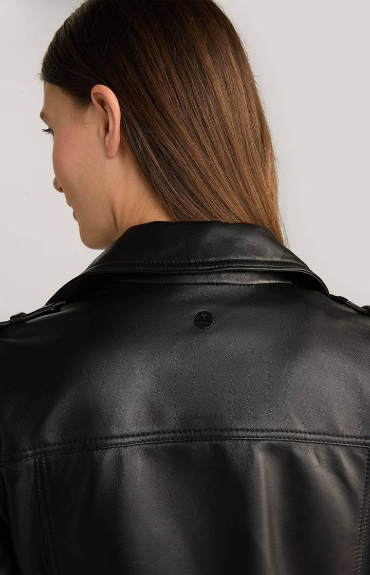 Joop Biker-Lederjacke In Schwarz
