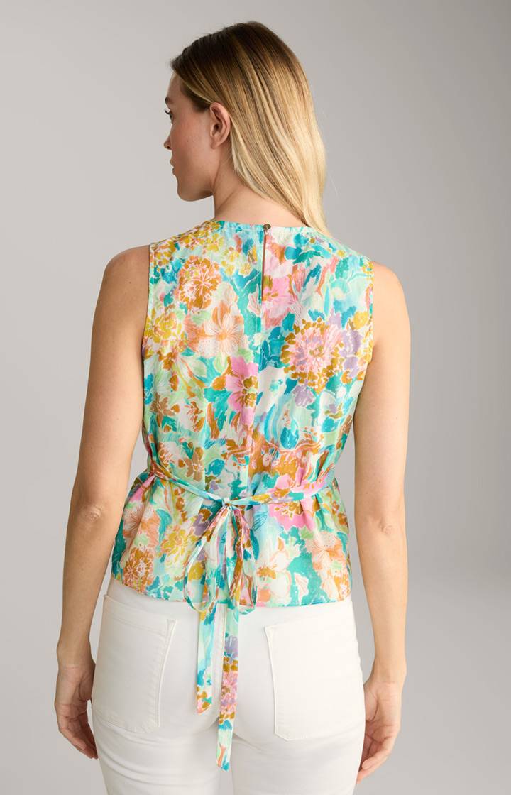 Joop Bluse In Mint/Türkis/Gelb