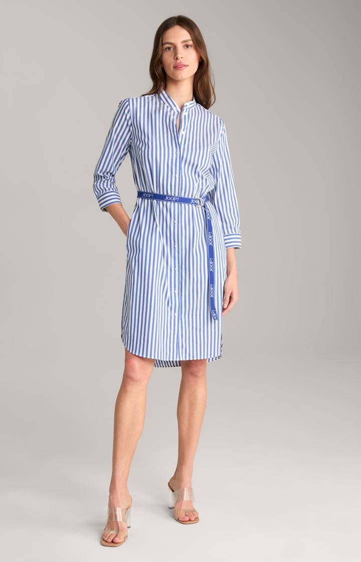 Joop Blusen-Kleid In Blau/Weiß Gestreift