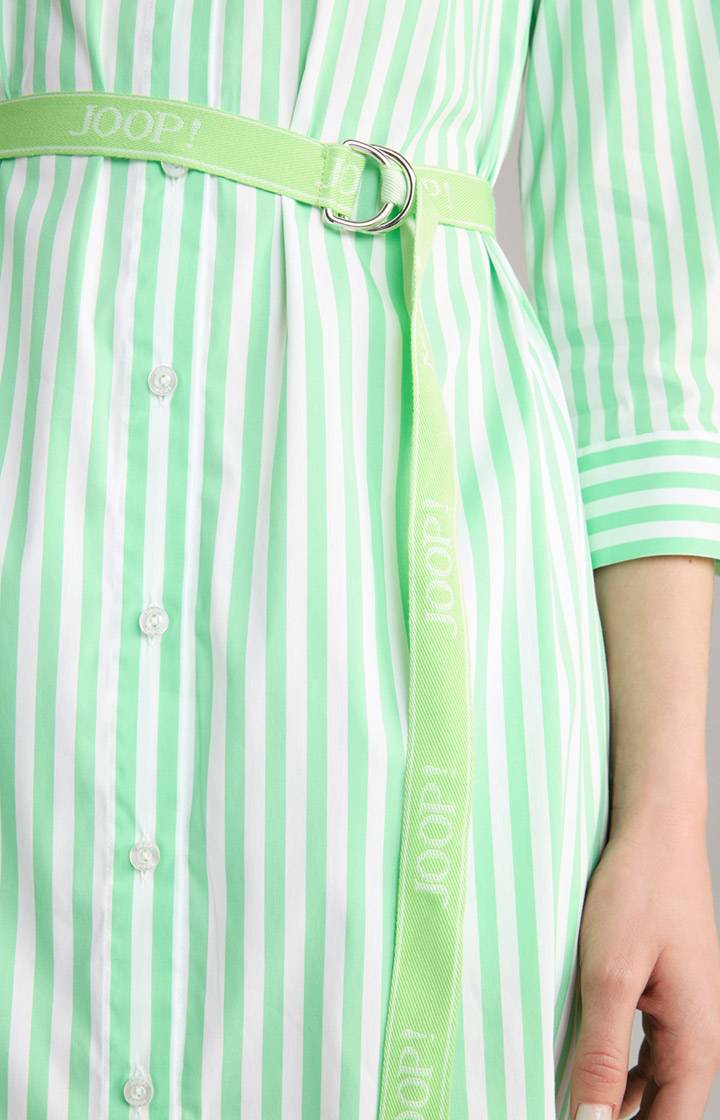 Joop Blusen-Kleid In Grün/Weiß Gestreift