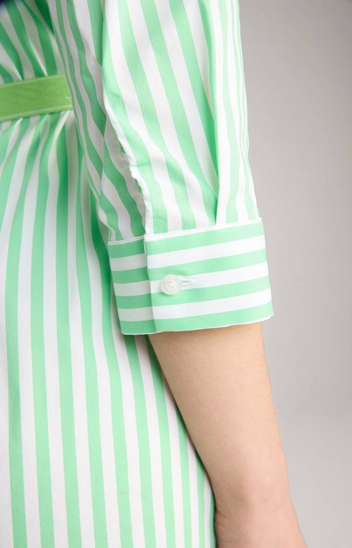 Joop Blusen-Kleid In Grün/Weiß Gestreift