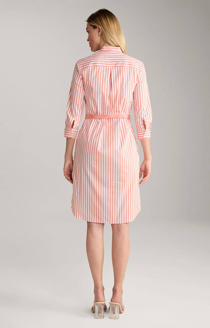 Joop Blusen-Kleid In Orange/Weiß Gestreift