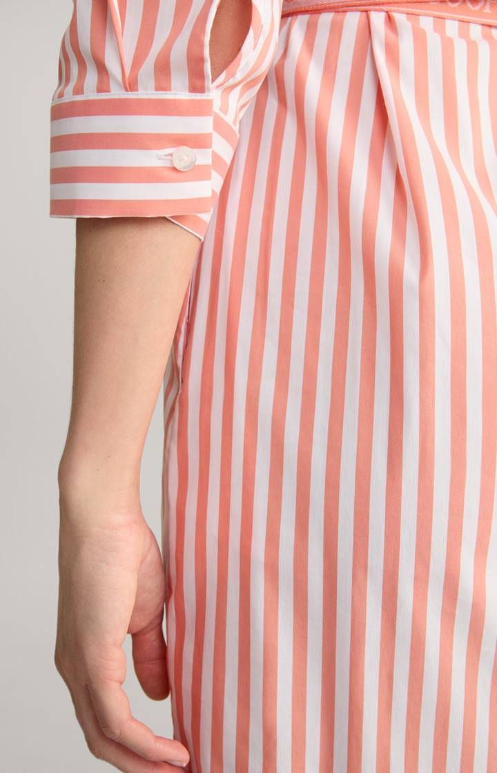 Joop Blusen-Kleid In Orange/Weiß Gestreift