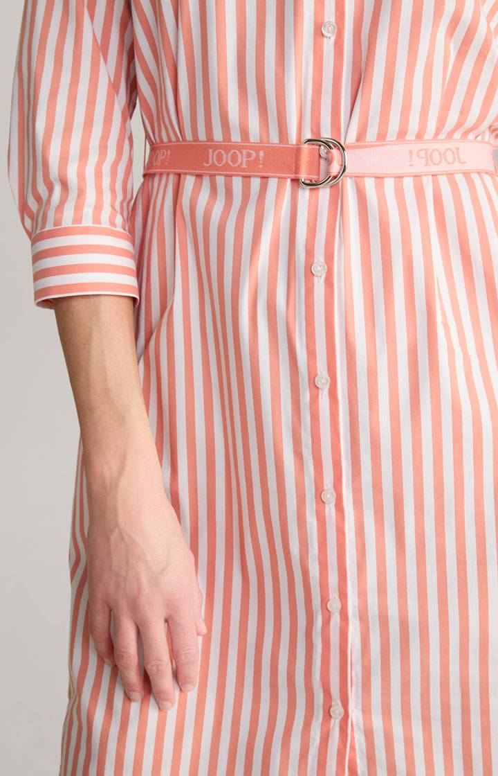 Joop Blusen-Kleid In Orange/Weiß Gestreift