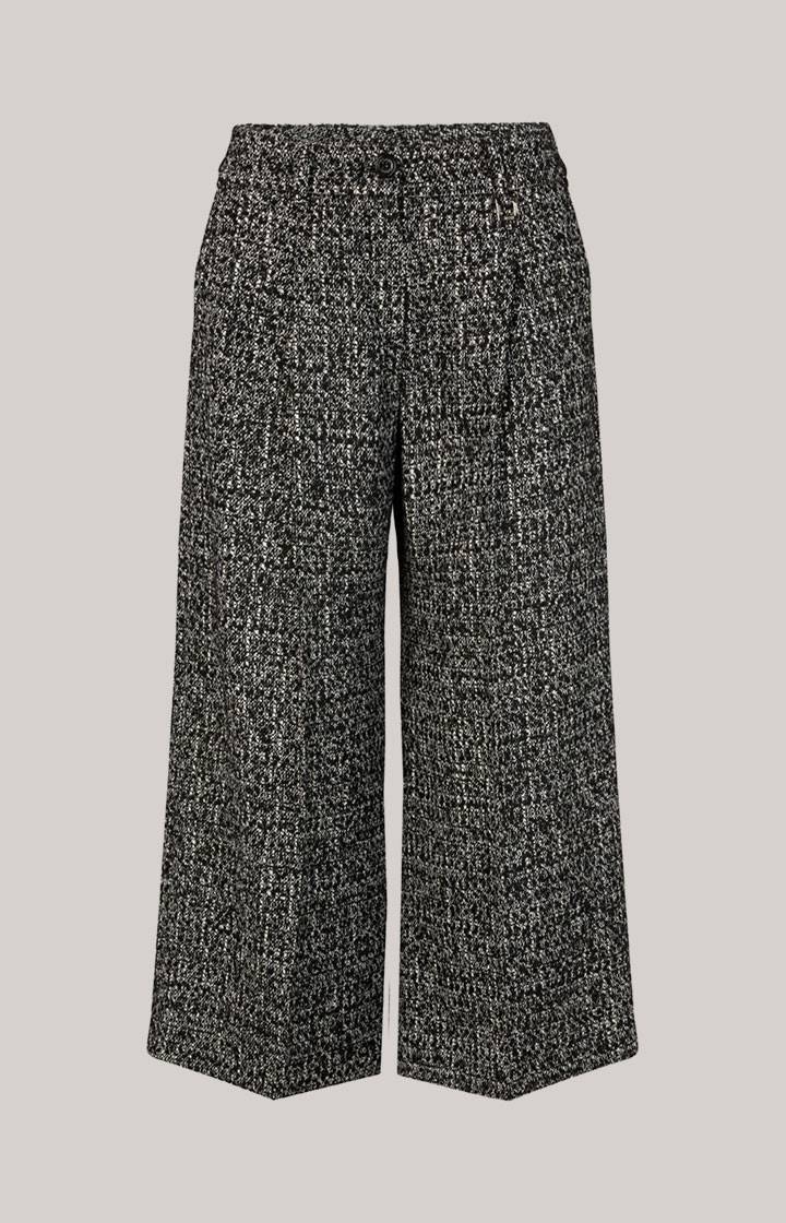 Joop Bouclé-Culotte In Schwarz/Weiß Gemustert