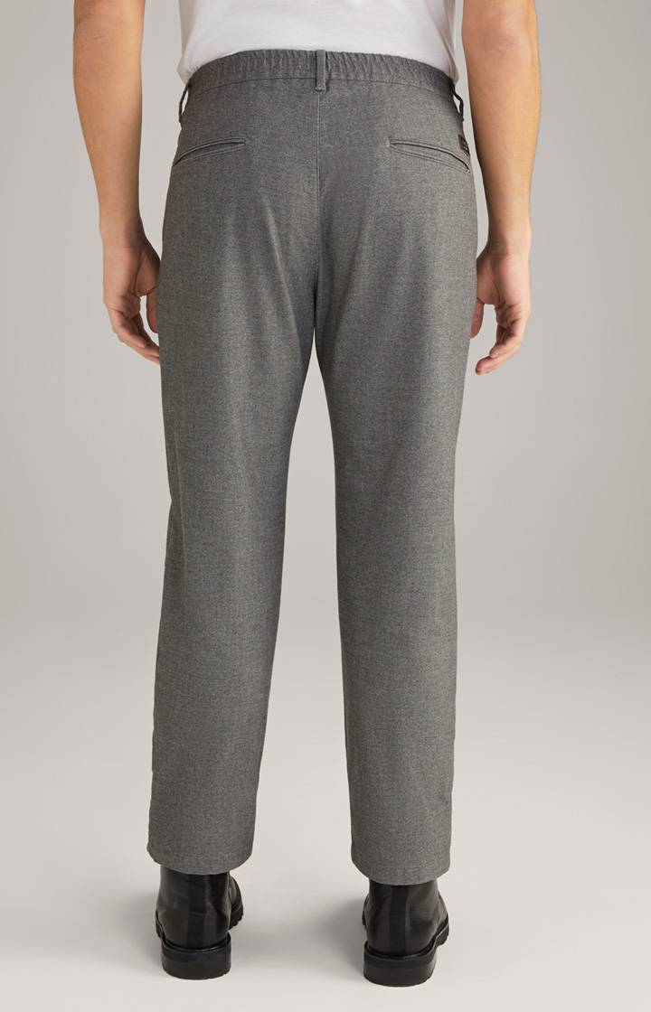 Joop Bundfalten-Hose Lead In Grau Meliert