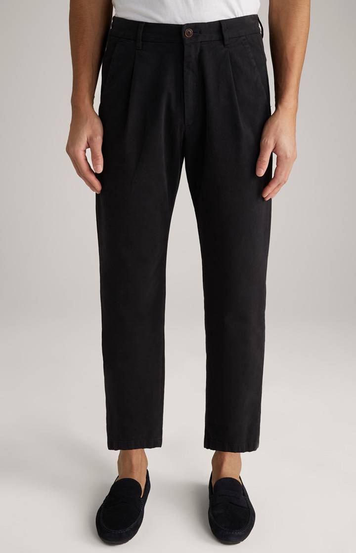 Joop Bundfaltenhose Lead in Schwarz