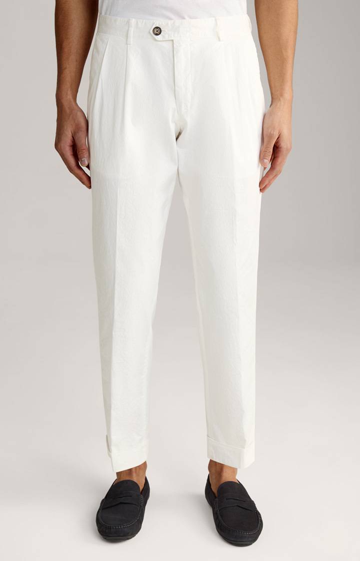 Joop Bundfaltenhose Randar in Creme