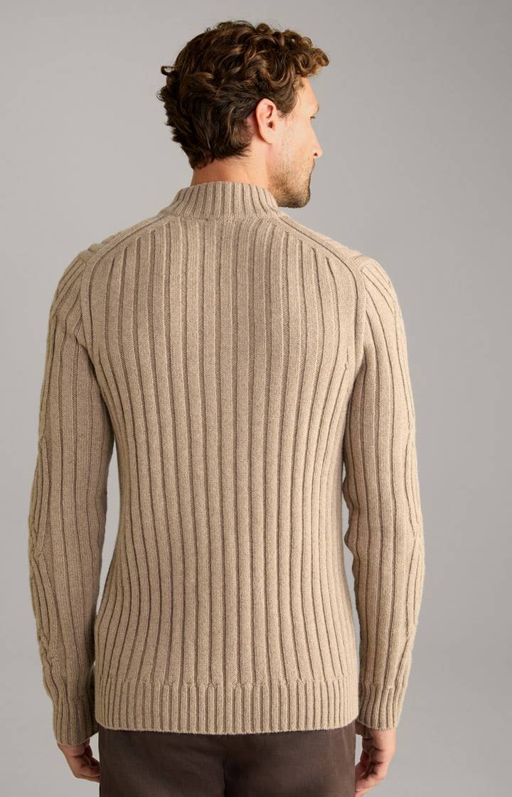 Joop Cashmere-Mix-Pullover Brianor In Hellbraun