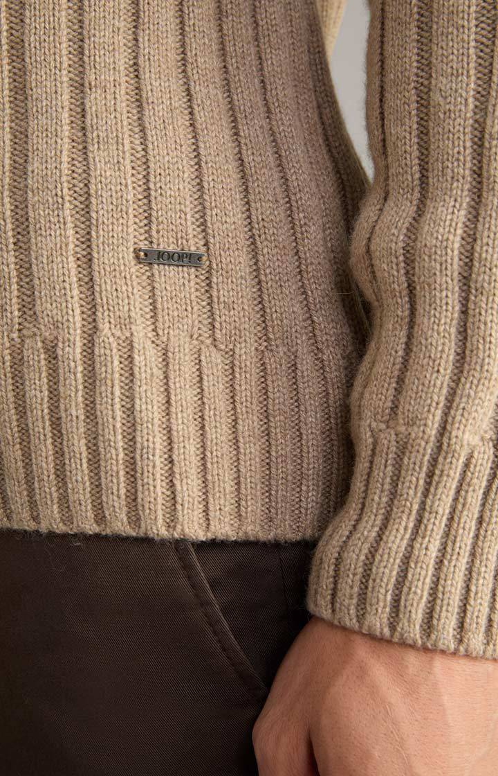 Joop Cashmere-Mix-Pullover Brianor In Hellbraun