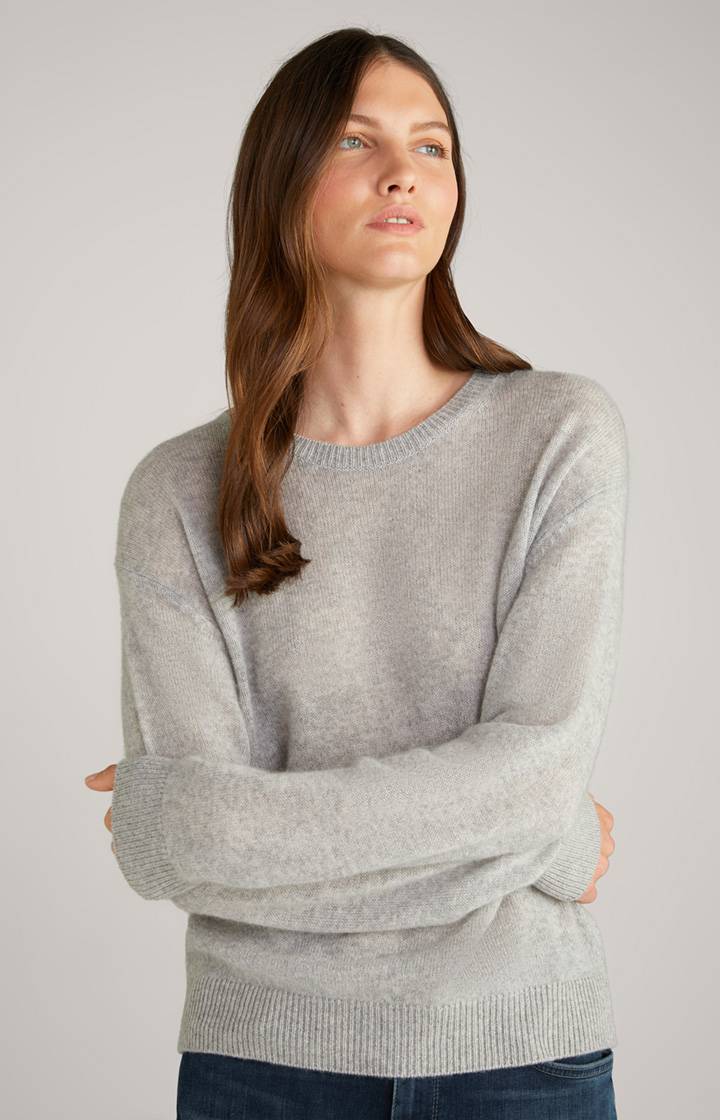 Joop Cashmere-Strickpullover In Grau Meliert