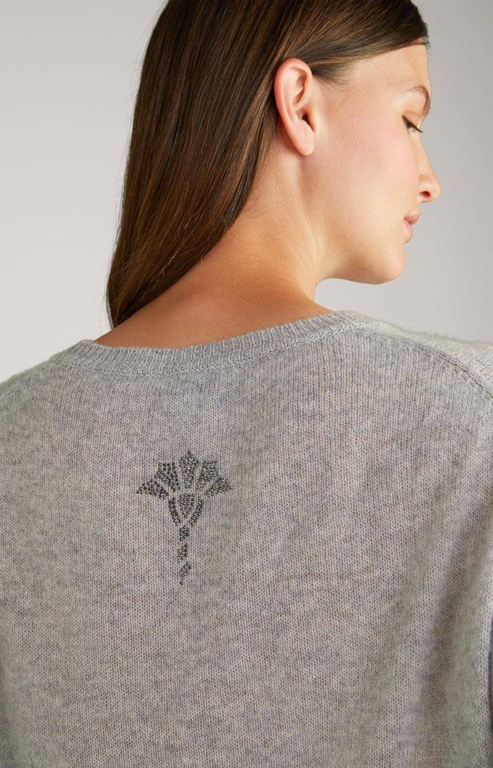 Joop Cashmere-Strickpullover In Grau Meliert