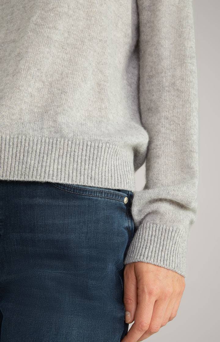 Joop Cashmere-Strickpullover In Grau Meliert