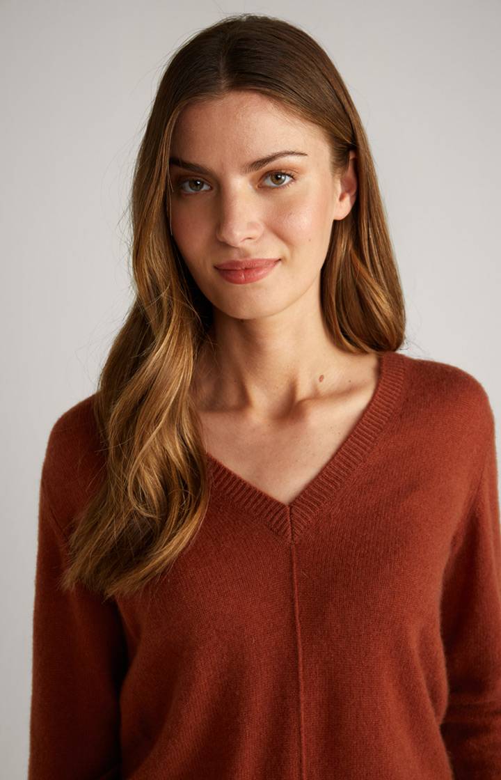 Joop Cashmere-Strickpullover In Kupferbraun