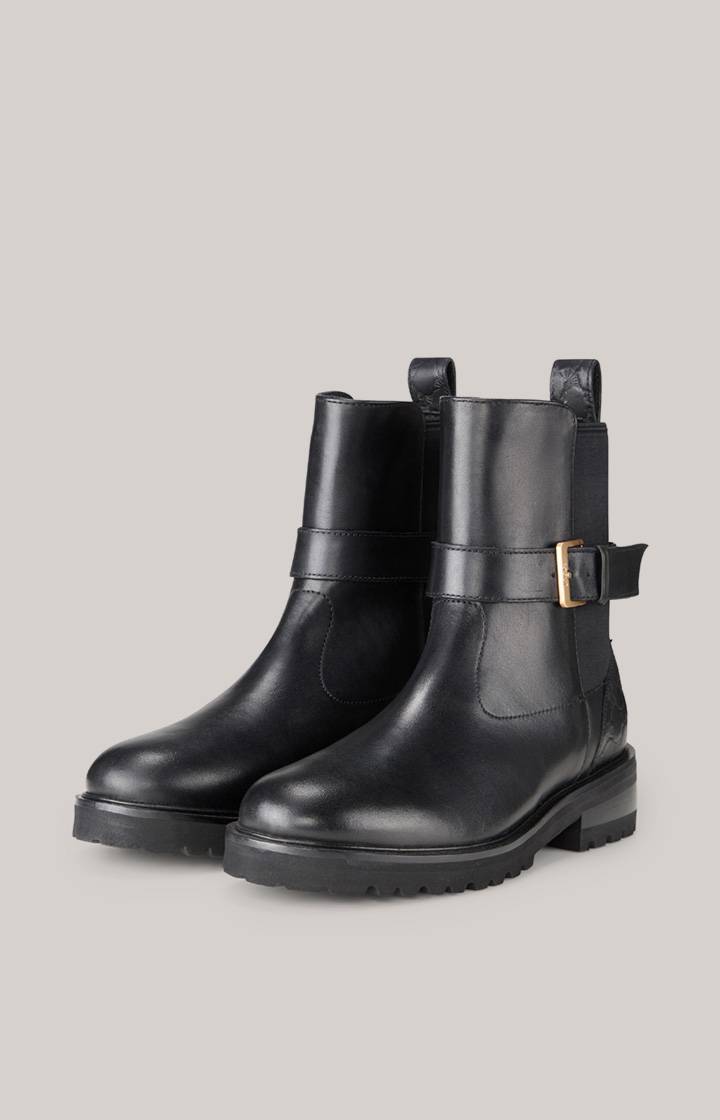 Joop Chelsea Boots Maria Stampa Fine in Schwarz