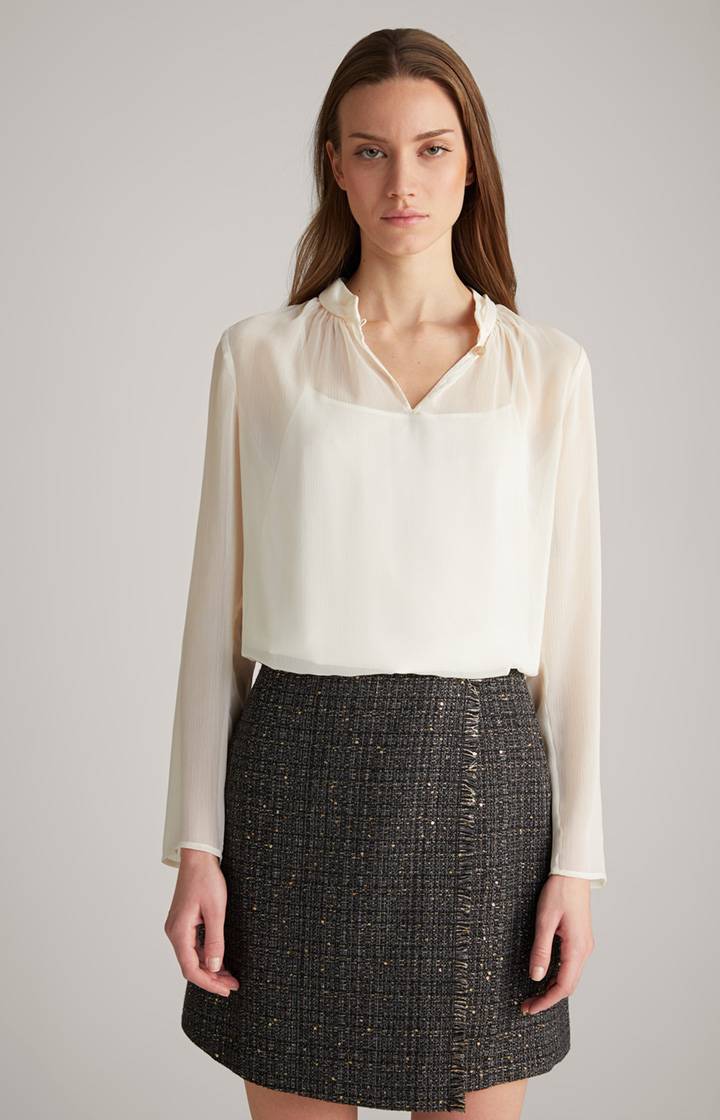 Joop Chiffon-Bluse in Creme