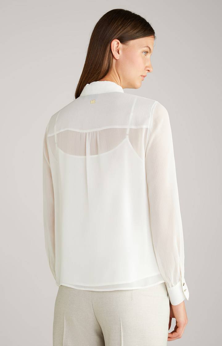 Joop Chiffon-Bluse In Offwhite