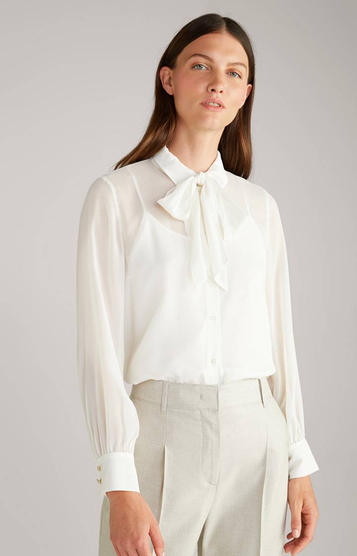 Joop Chiffon-Bluse in Offwhite