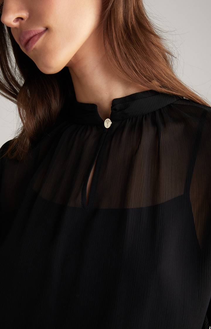 Joop Chiffon-Bluse In Schwarz
