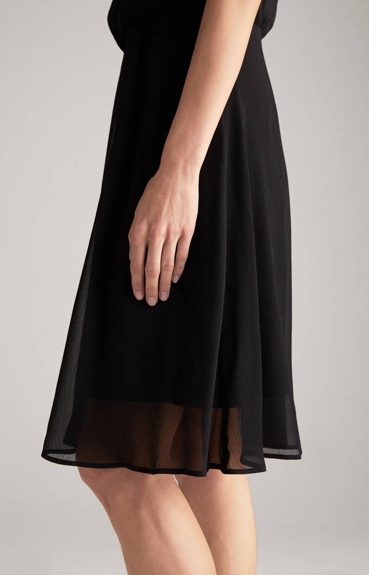 Joop Chiffon-Kleid In Schwarz