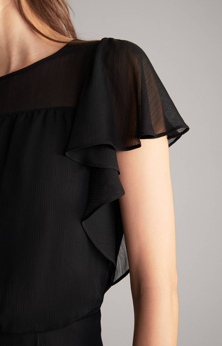 Joop Chiffon-Kleid In Schwarz