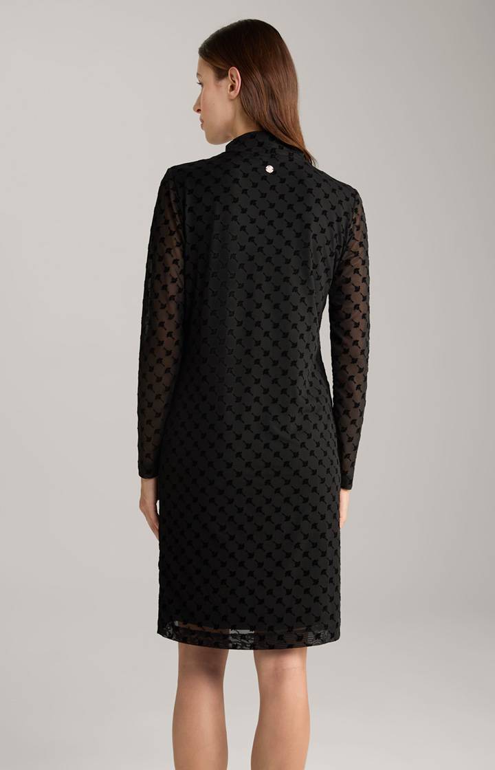 Joop Chiffon-Kleid In Schwarz