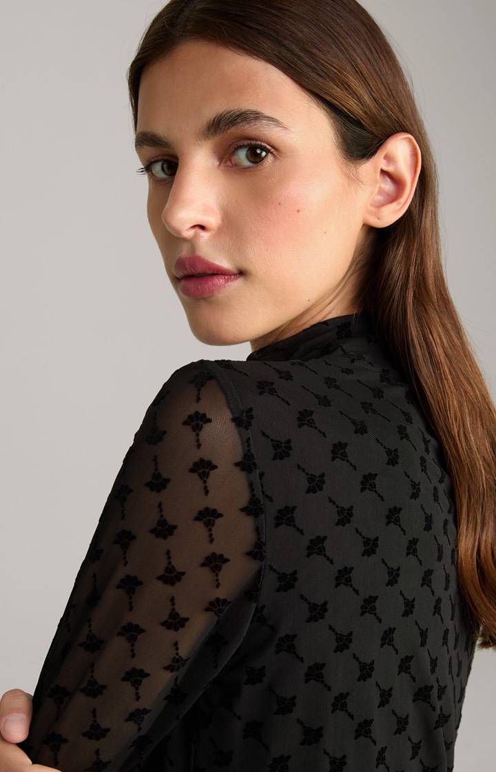 Joop Chiffon-Kleid In Schwarz