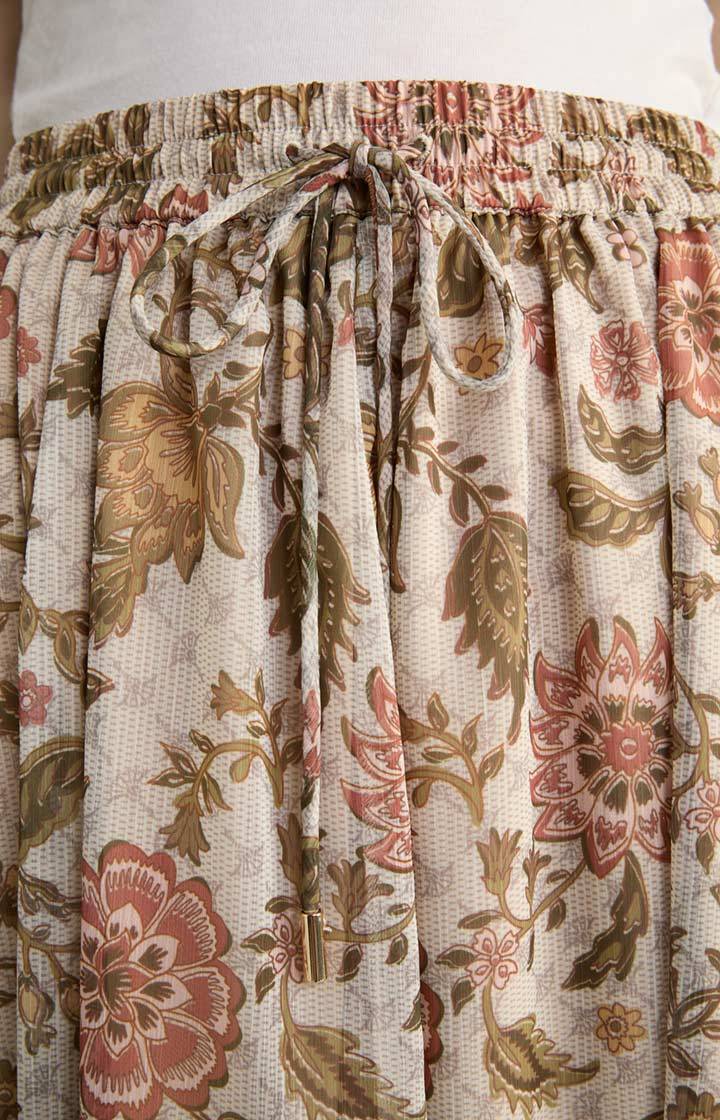 Joop Chiffon-Rock In Beige Gemustert