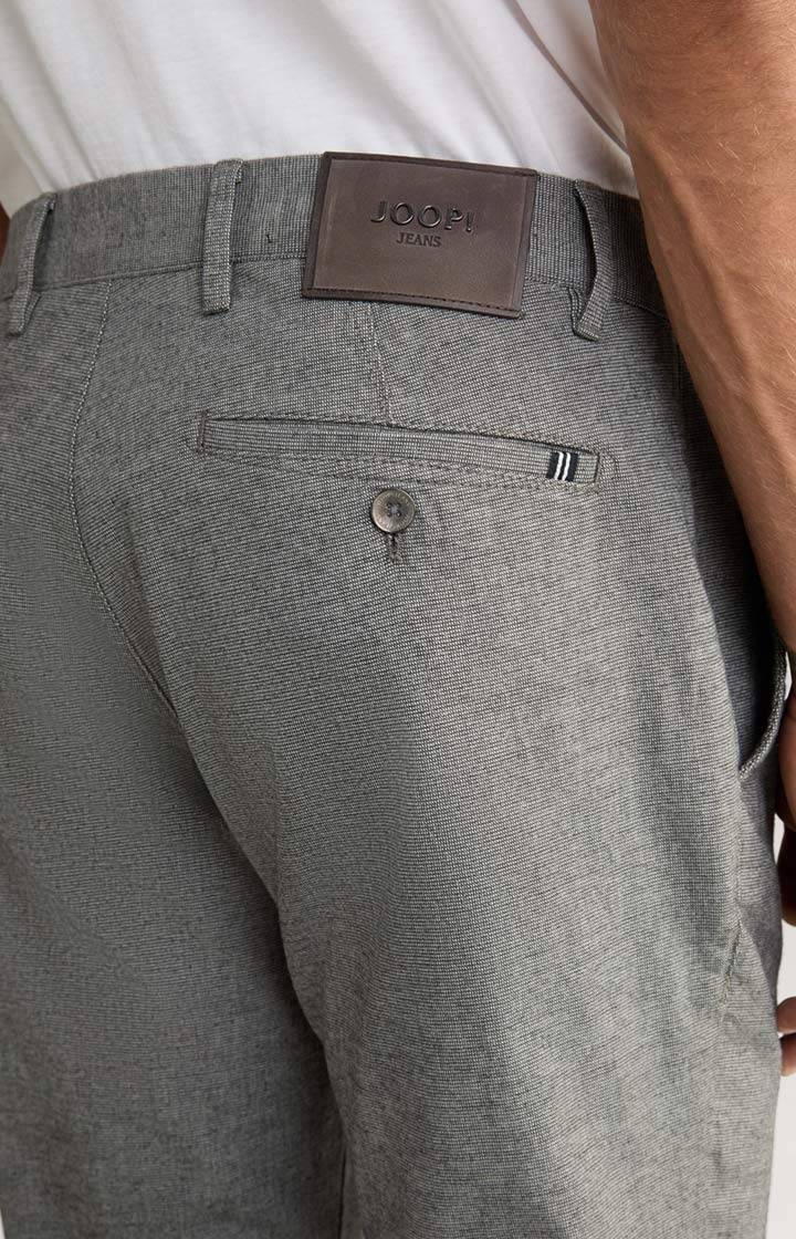 Joop Chino Matthew In Hellgrau Gemustert