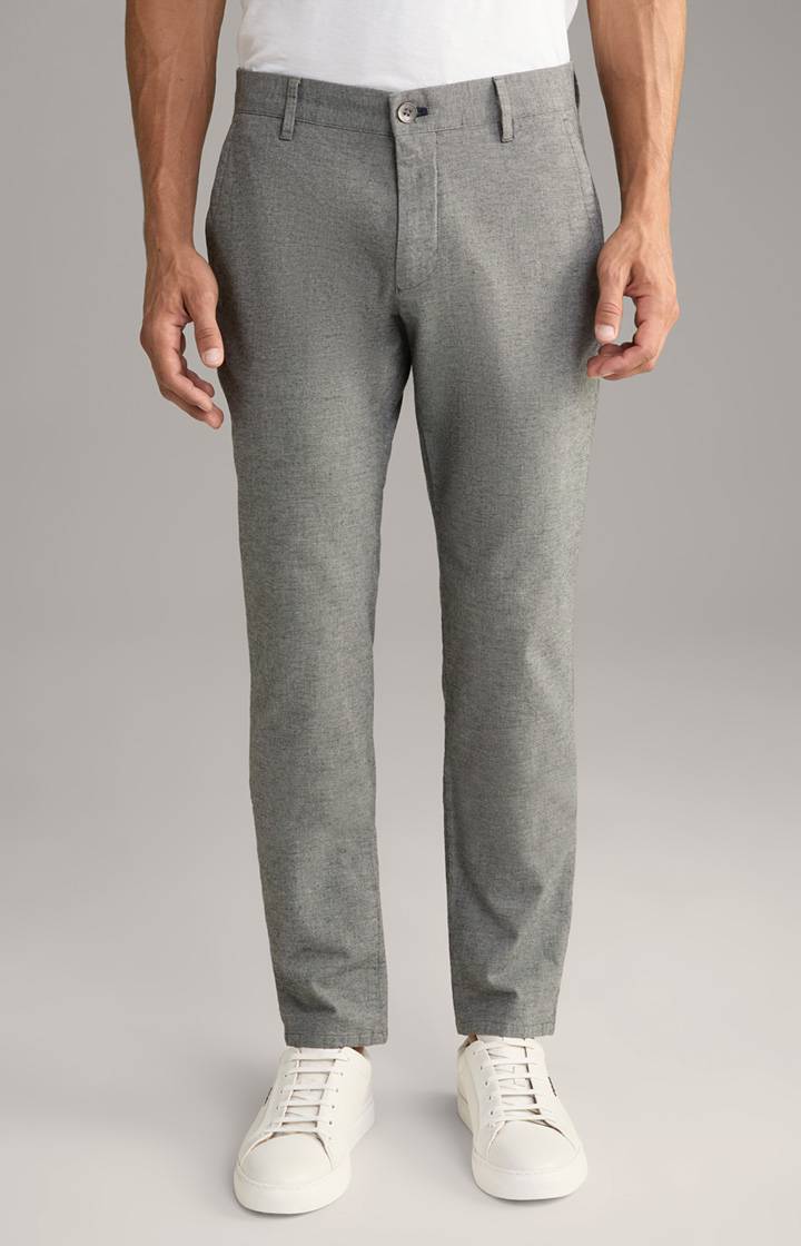 Joop Chino Matthew in Hellgrau gemustert