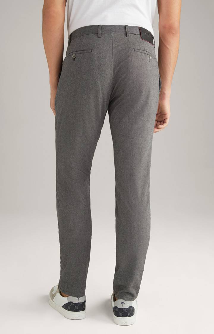 Joop Chino Steen In Anthrazit Meliert