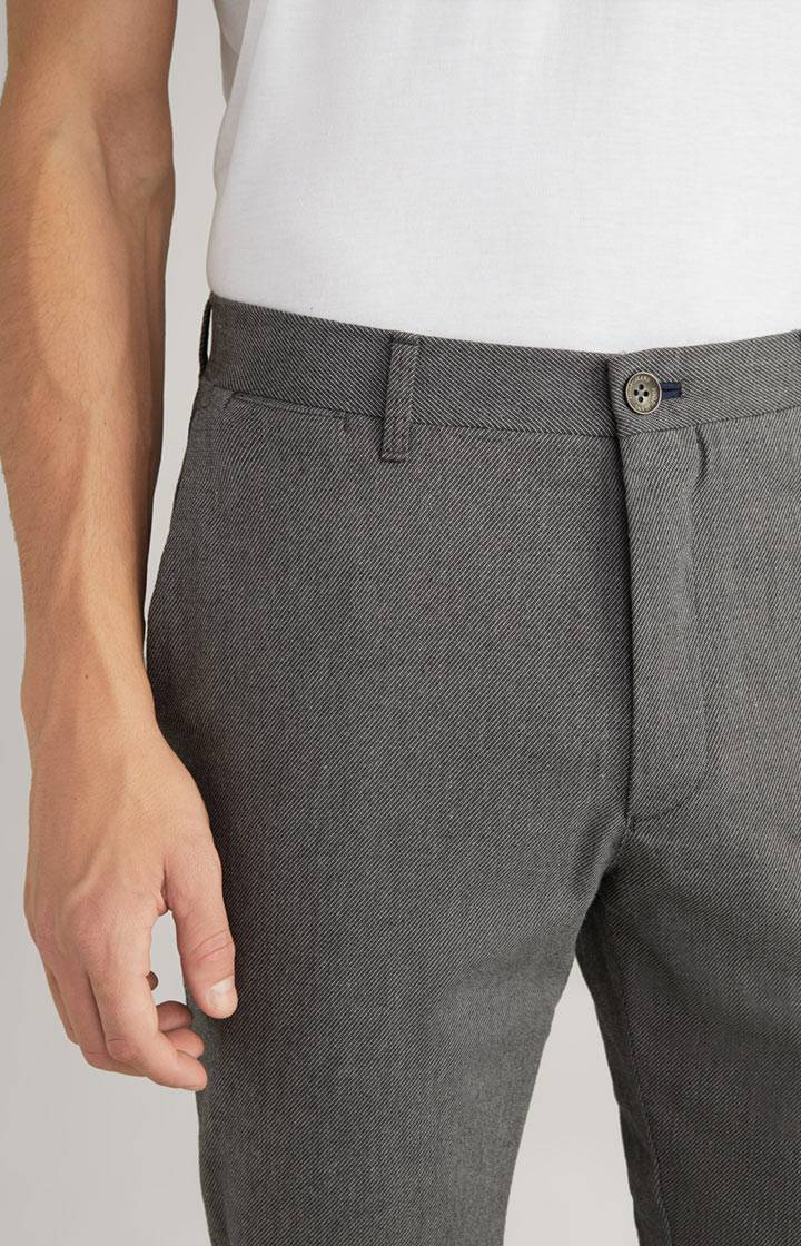 Joop Chino Steen In Anthrazit Meliert