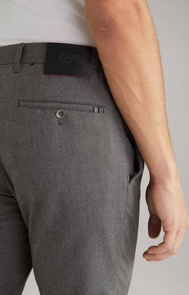 Joop Chino Steen In Anthrazit Meliert