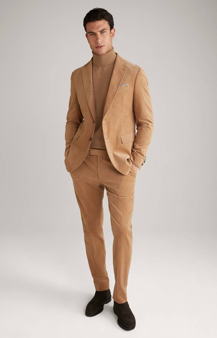 Joop Cord-Anzug Haspar-Bloom in Hellbraun