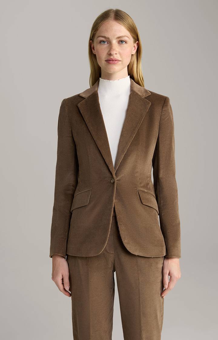 Joop Cord-Blazer in Oliv-Braun