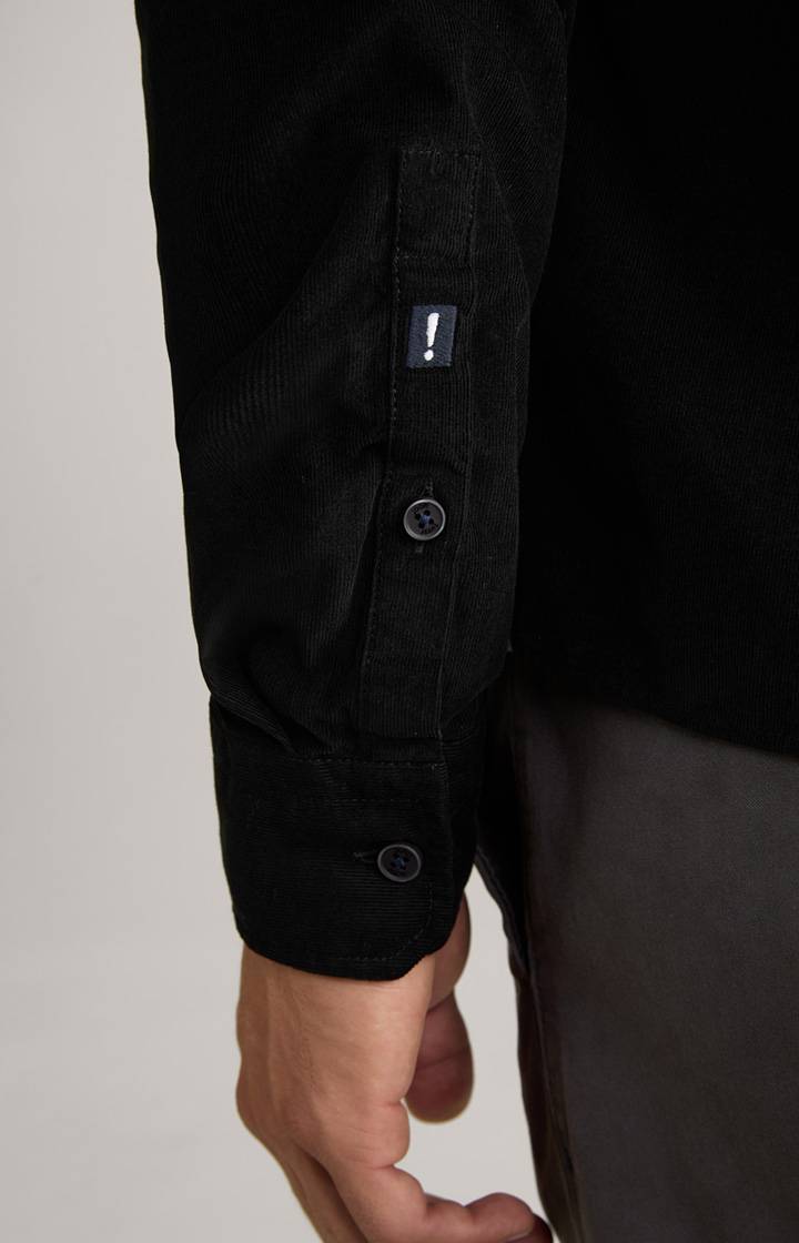 Joop Cord-Hemd Hanson In Schwarz