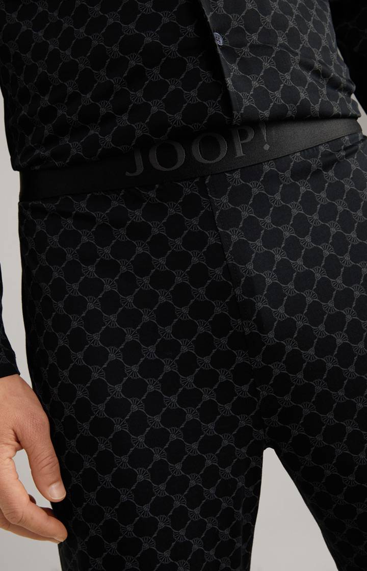 Joop Cornflower Baumwoll-Pyjama In Schwarz