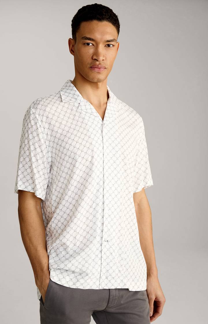 Joop Cornflower-Hemd Kawai in Grau gemustert