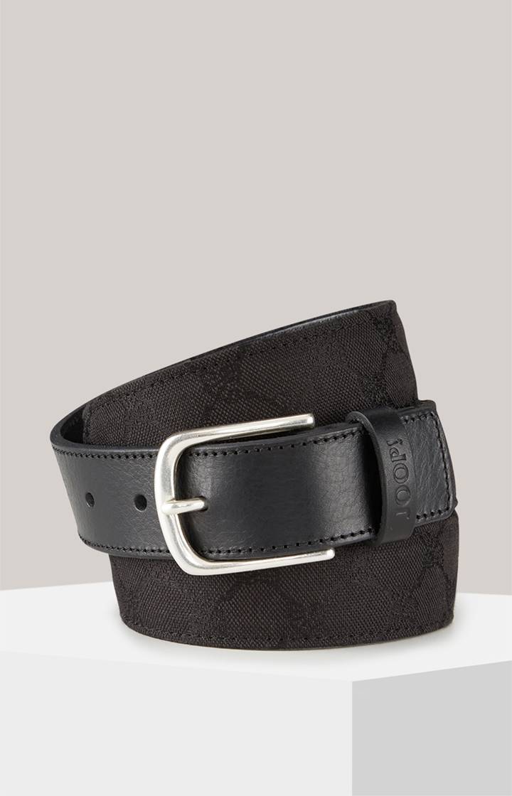 Joop Cornflower-Ledergürtel in Schwarz