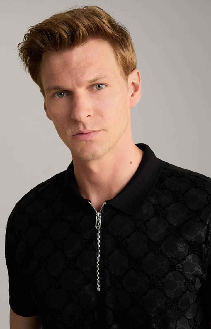 Joop Cornflower-Poloshirt Benito In Schwarz