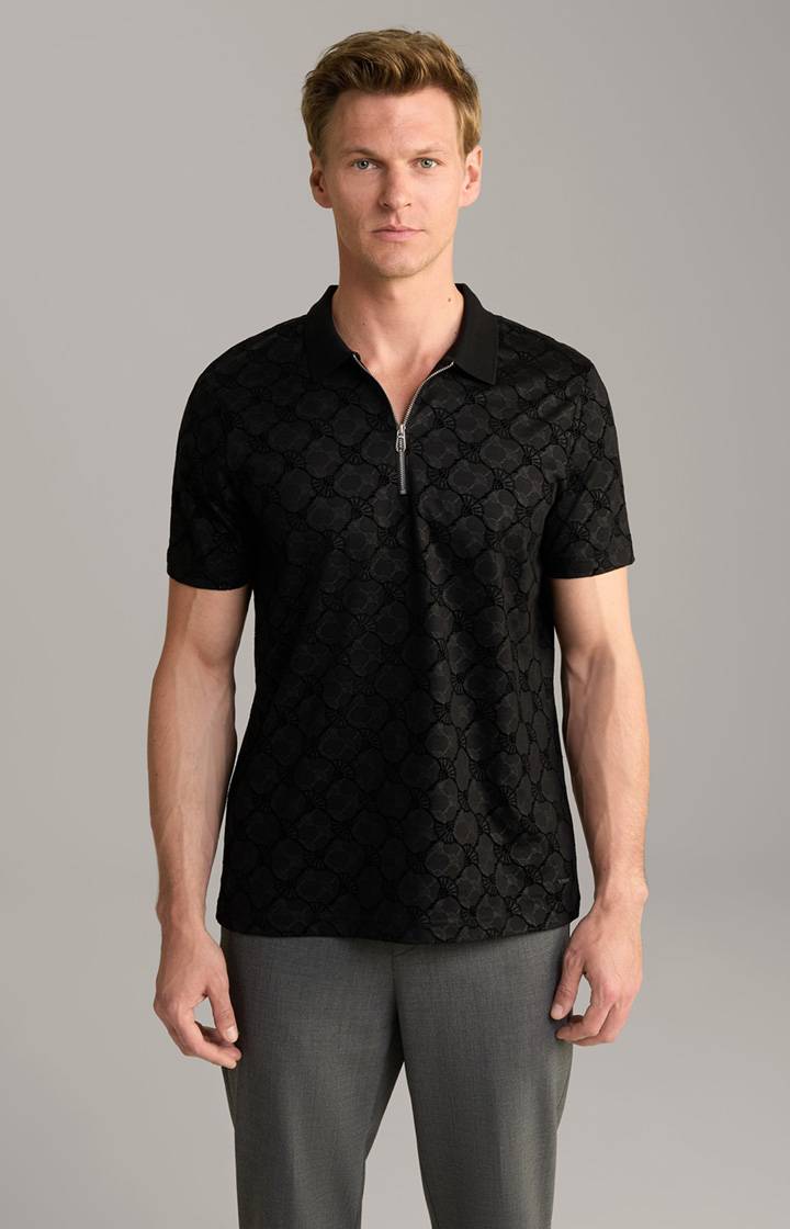 Joop Cornflower-Poloshirt Benito in Schwarz