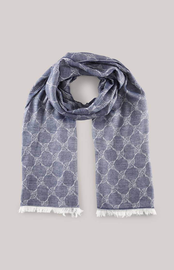Joop Cornflower Schal Ferdis In Navy/Silbergrau