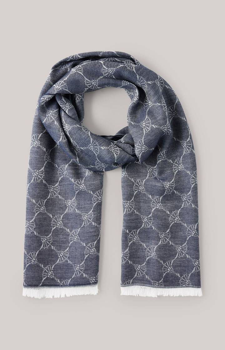 Joop Cornflower Schal Ferdis In Navy/Silbergrau