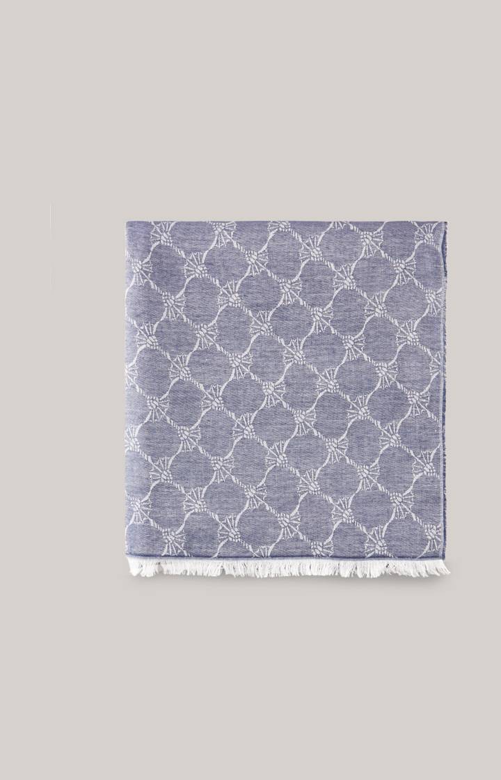 Joop Cornflower Schal Ferdis in Navy/Silbergrau