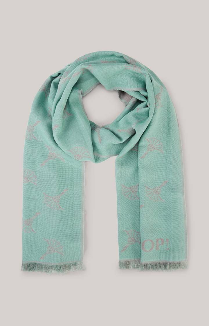 Joop Cornflower-Schal Feris In Grün/Hellgrau