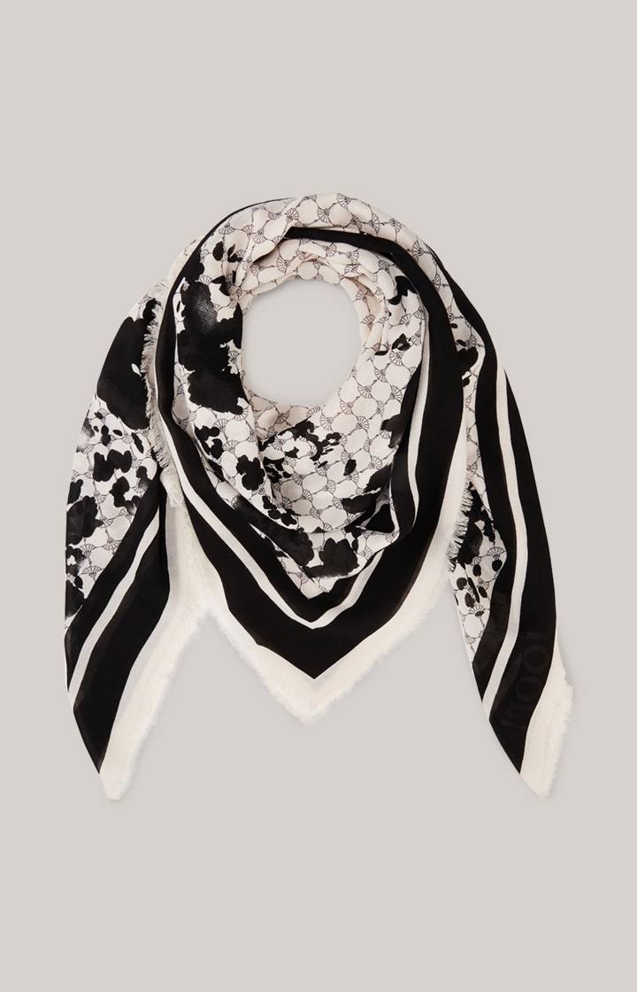 Joop Cornflower-Schal In Schwarz/Ecru